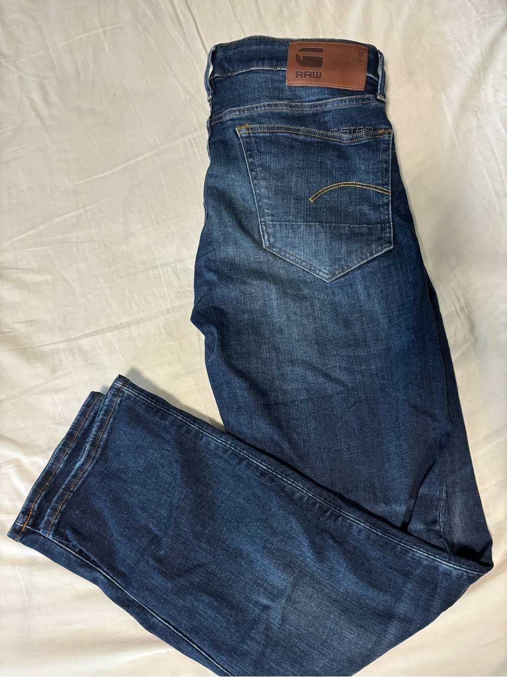 G-Star 3301 Men's Dark Blue Denim Jeans